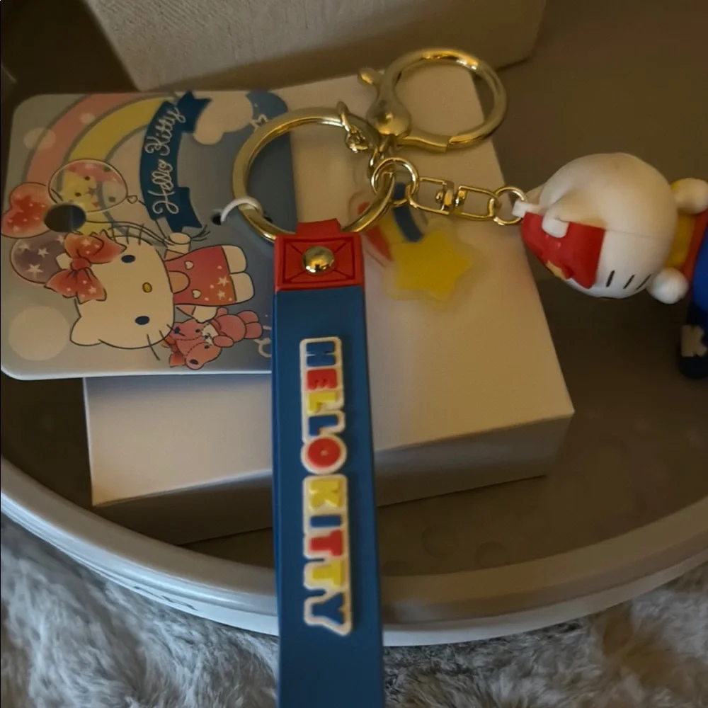 Hello Kitty Blue and Yellow Key Holder - Picture 3 of 5
